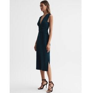 reiss mariona pleated midi dress Reiss Mariona Pleated Midi Dress